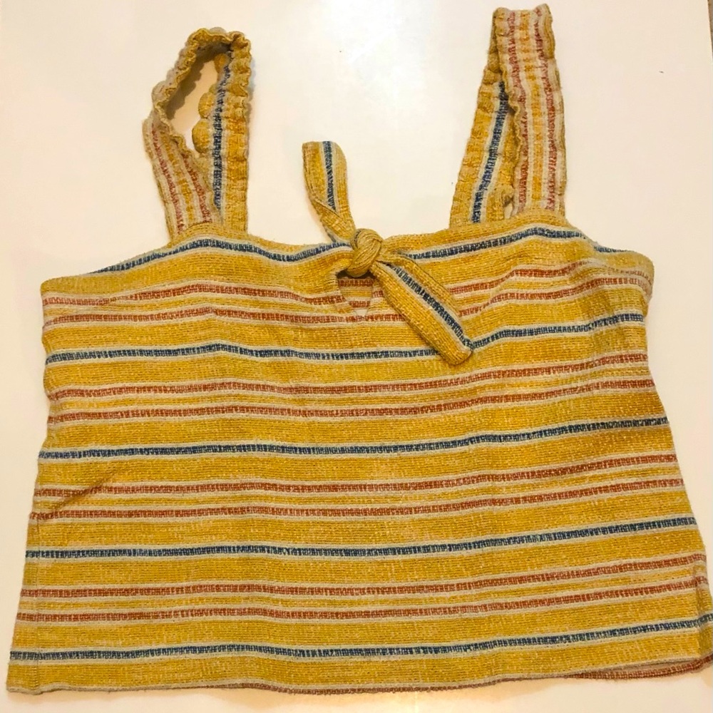 Madewell texture and thread top